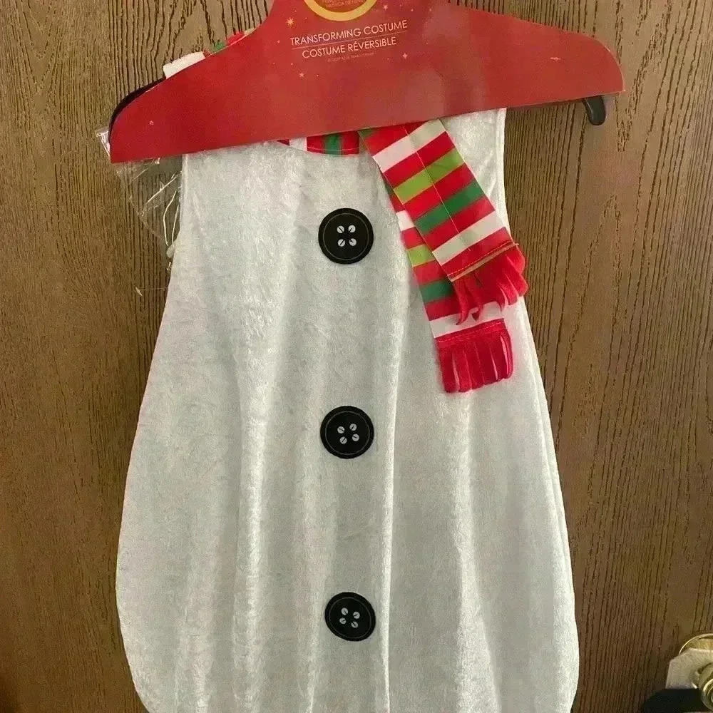 NWT SNOWMAN WINTER PRINCESS 
TRANSFORMING COSTUME M 8/10 NEW